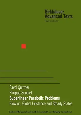 Quittner / Souplet | Superlinear Parabolic Problems | E-Book | sack.de