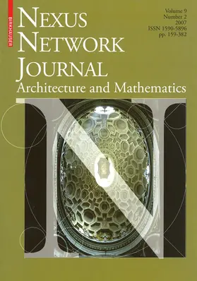 Nexus Network Journal 9,2 | Buch | 978-3-7643-8444-9 | sack.de