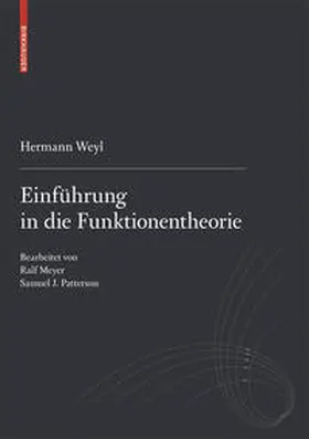Weyl | Einführung in die Funktionentheorie | E-Book | sack.de