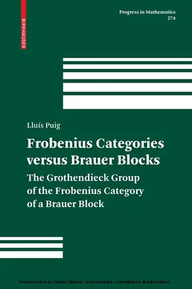 Puig | Frobenius Categories versus Brauer Blocks | E-Book | sack.de