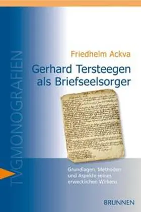 Ackva |  Gerhard Tersteegen als Briefseelsorger | Buch |  Sack Fachmedien