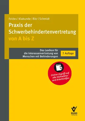 Klabunde / Feldes / Ritz |  Praxis der Schwerbehindertenvertretung von A bis Z | Buch |  Sack Fachmedien