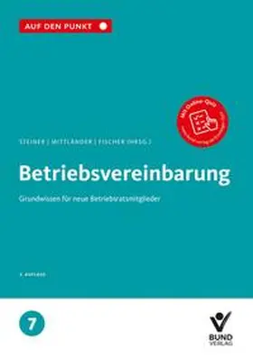 Steiner / Mittländer / Fischer |  Betriebsvereinbarung | Buch |  Sack Fachmedien