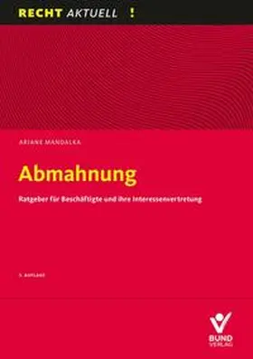 Mandalka | Abmahnung | Buch | 978-3-7663-7361-8 | www2.sack.de