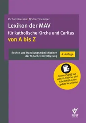 Geisen / Gescher |  Lexikon der MAV für katholische Kirche und Caritas von A - Z | Buch |  Sack Fachmedien