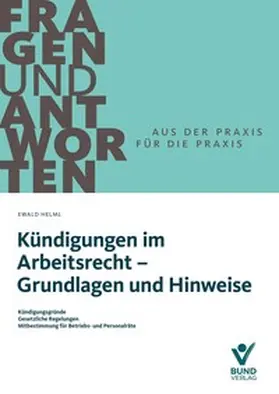 Helml |  Grundlagen arbeitsrechtlicher Kündigungen | Buch |  Sack Fachmedien