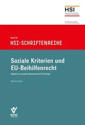Cremer |  Soziale Kriterien und EU-Beihilfenrecht | Buch |  Sack Fachmedien