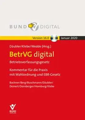 Däubler / Klebe / Wedde |  BetrVG digital Vers. 16.0 Fortsetzungsbezug | Sonstiges |  Sack Fachmedien