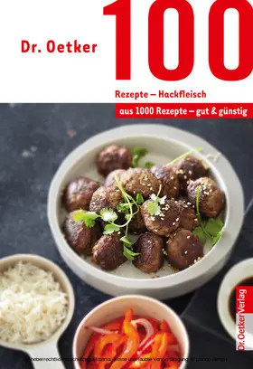 Oetker |  100 Rezepte - Hackfleisch | eBook | Sack Fachmedien