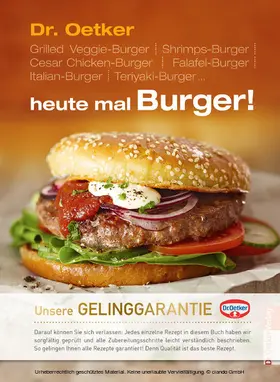 Oetker |  heute mal Burger! | eBook | Sack Fachmedien