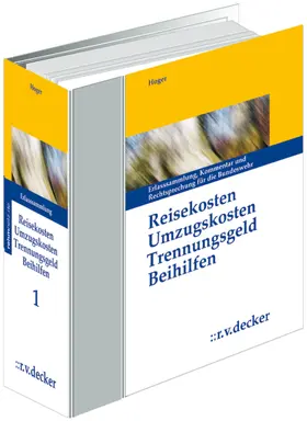 Hoger |  Reisekosten - Umzugskosten - Trennungsgeld - Beihilfen, ohne Fortsetzungsbezug | Loseblattwerk |  Sack Fachmedien