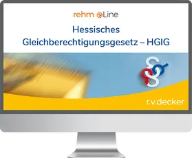 von Roetteken |  Hessisches Gleichberechtigungsgesetz - HGlG | Datenbank |  Sack Fachmedien