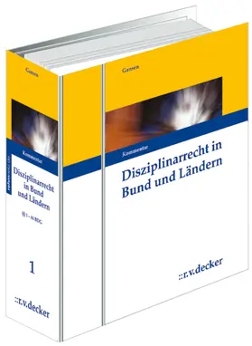 Gansen |  Disziplinarrecht in Bund und Ländern, ohne Fortsetzungsbezug | Loseblattwerk |  Sack Fachmedien