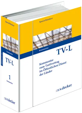 Sponer / Steinherr | Tarifvertrag für den öffentlichen Dienst der Länder (TV-L) | Loseblattwerk | sack.de