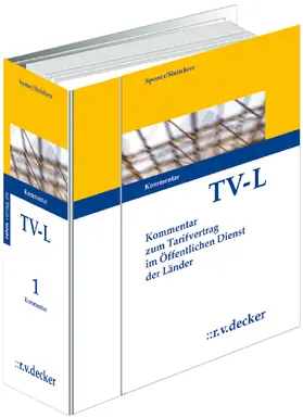 Sponer / Steinherr | Tarifvertrag für den öffentlichen Dienst der Länder (TV-L) | Loseblattwerk | sack.de