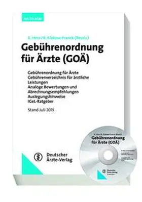  Gebührenordnung für Ärzte (GOÄ) | Buch |  Sack Fachmedien