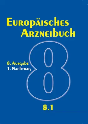  Europäisches Arzneibuch 8. Ausgabe, 1. Nachtrag | Buch |  Sack Fachmedien