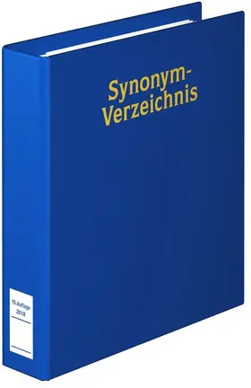  Synonym-Verzeichnis | Loseblattwerk |  Sack Fachmedien
