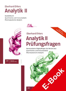 Ehlers |  Analytik II - Kurzlehrbuch und Prüfungsfragen | eBook | Sack Fachmedien