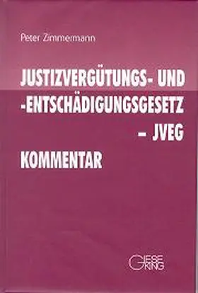 Zimmermann |  JVEG,Komm. | Buch |  Sack Fachmedien