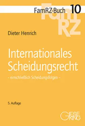 Henrich |  Internationales Scheidungsrecht | Buch |  Sack Fachmedien
