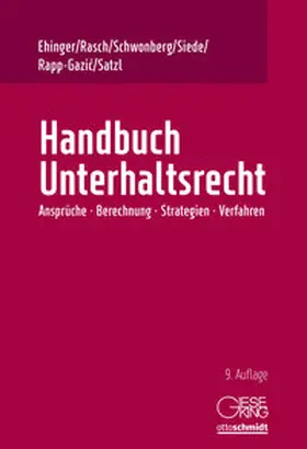 Rasch / Schwonberg / Siede |  Handbuch Unterhaltsrecht | Buch |  Sack Fachmedien
