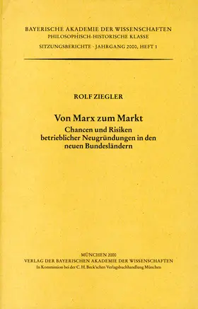 Ziegler |  Von Marx zu Markt | Buch |  Sack Fachmedien
