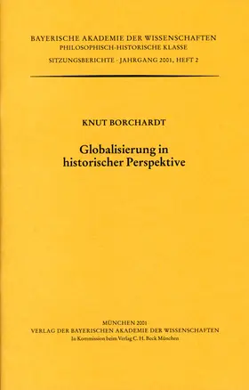 Borchardt |  Globalisierung in historischer Perspektive | Buch |  Sack Fachmedien