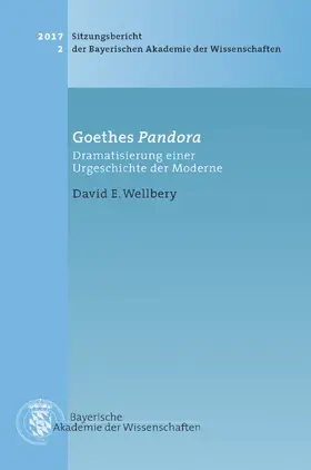Wellbery |  Goethes Pandora | Buch |  Sack Fachmedien