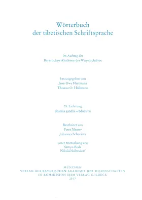 Hartmann / Höllmann |  Wörterbuch der tibetischen Schriftsprache  35. Lieferung | Buch |  Sack Fachmedien