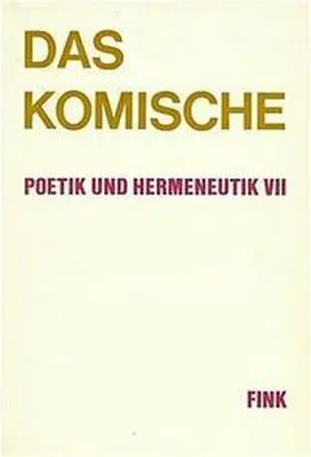 Preisendanz / Warning |  Das Komische | Buch |  Sack Fachmedien