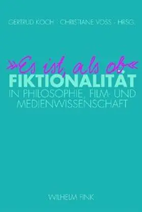 Koch / Voss |  "es ist, als ob" | Buch |  Sack Fachmedien