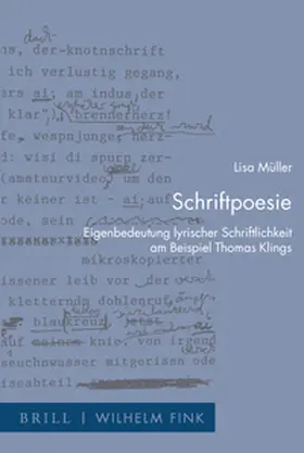 Müller |  Schriftpoesie | Buch |  Sack Fachmedien