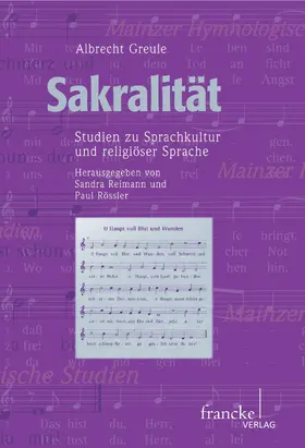 Greule / Reimann / Rössler |  Sakralität | eBook | Sack Fachmedien