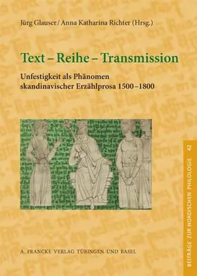 Glauser / Richter |  Text - Reihe - Transmission | Buch |  Sack Fachmedien