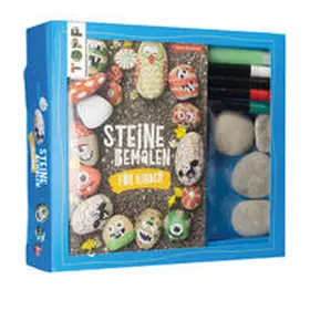 Fischer / Butterer |  Kreativ-Set Steine bemalen für Kinder (Buch + Material) | Buch |  Sack Fachmedien