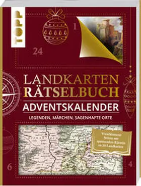 Pautner |  Landkarten Rätselbuch Adventskalender. Legenden, Märchen, sagenhafte Orte | Buch |  Sack Fachmedien