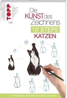 Lecouffe |  Die Kunst des Zeichnens 10 Steps - Katzen | Buch |  Sack Fachmedien