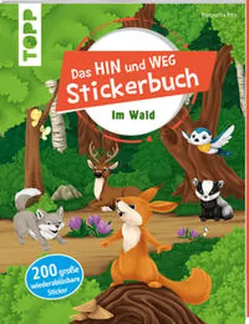 Pitz |  Das Hin-und-weg-Stickerbuch Im Wald | Buch |  Sack Fachmedien