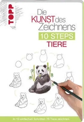 Kilgour |  Die Kunst des Zeichnens 10 Steps - Tiere | Buch |  Sack Fachmedien