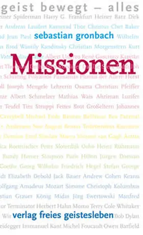 Gronbach |  Missionen | Buch |  Sack Fachmedien