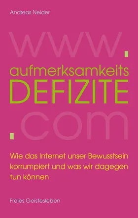 Neider |  Aufmerksamkeitsdefizite | eBook | Sack Fachmedien