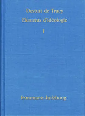 Destutt de Tracy |  Eléments d'Idéologie | Buch |  Sack Fachmedien