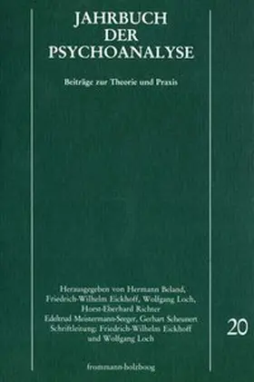 Eickhoff / Loch / Beland |  Jahrbuch der Psychoanalyse / Band 20 | Buch |  Sack Fachmedien