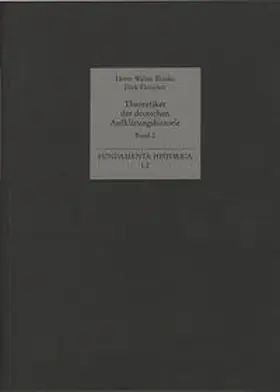 Blanke / Fleischer |  Theoretiker der deutschen Aufklärungshistorie | Buch |  Sack Fachmedien