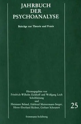 Eickhoff / Loch / Beland |  Jahrbuch der Psychoanalyse / Band 25 | Buch |  Sack Fachmedien