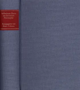 Erdmann / Hinske |  Reflexionen Kants zur kritischen Philosophie | Buch |  Sack Fachmedien