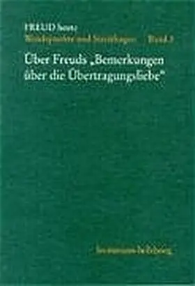 Sandler |  Über Freuds ›Bemerkungen über die Übertragungsliebe‹ | Buch |  Sack Fachmedien