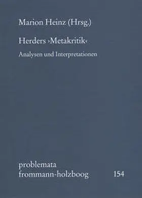 Holzboog |  Herders ›Metakritik‹ | Buch |  Sack Fachmedien