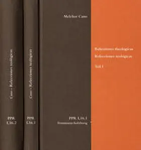 Cano / Plans |  Relectiones theologicae. Relecciones teológicas | Buch |  Sack Fachmedien